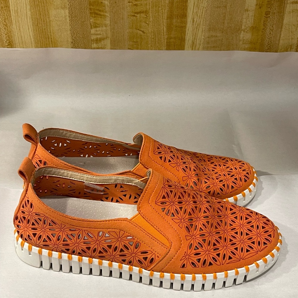 Ilse Jacobsen Tulip Slip On Sneaker Orange